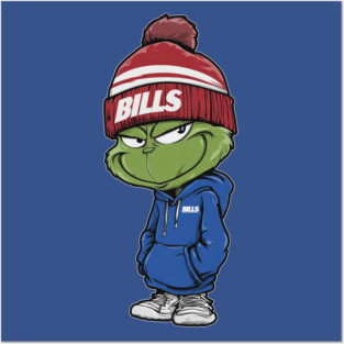 Grinch Buffalo Bills M7977 Posters and Art