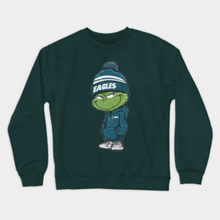Grinch Philadelphia Eagles M7980 Crewneck Sweatshirt
