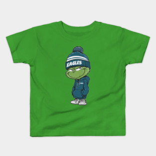 Grinch Philadelphia Eagles M7980 Kids T-Shirt