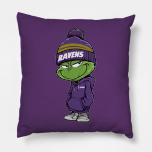 Grinch Baltimore Ravens M7981 Pillow