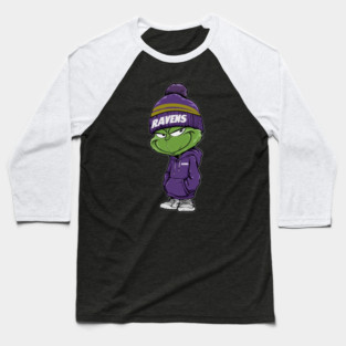 Grinch Baltimore Ravens M7981 Baseball T-Shirt