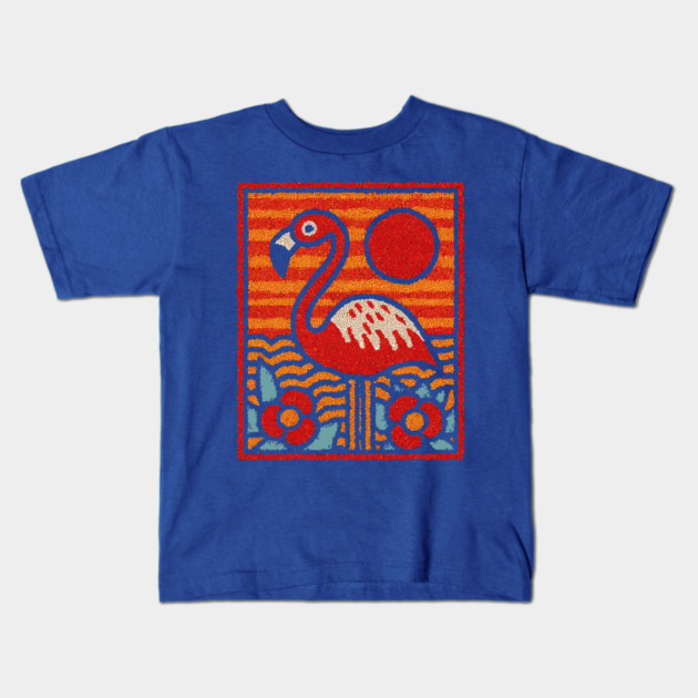 The Oasis | A Tropical Folk Art Tarot Card Kids T-Shirt by TuncGK