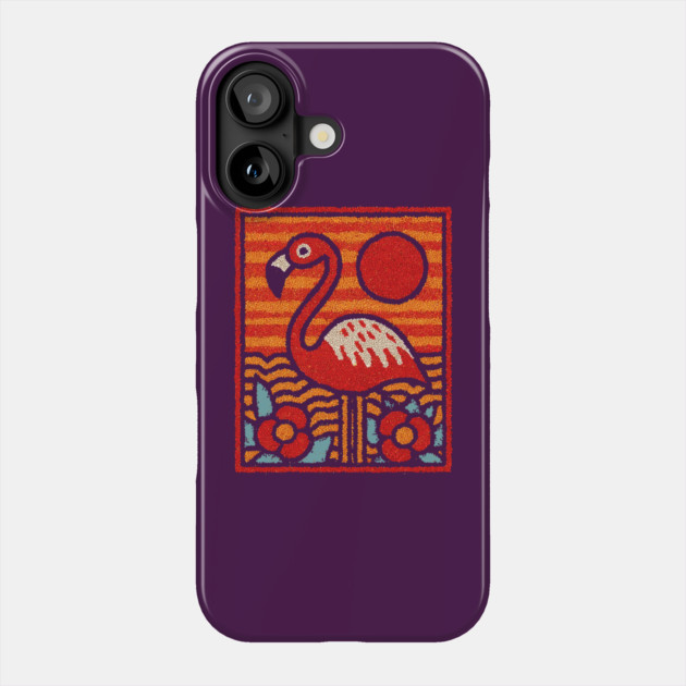 The Oasis | A Tropical Folk Art Tarot Card Phone Case by TuncGK