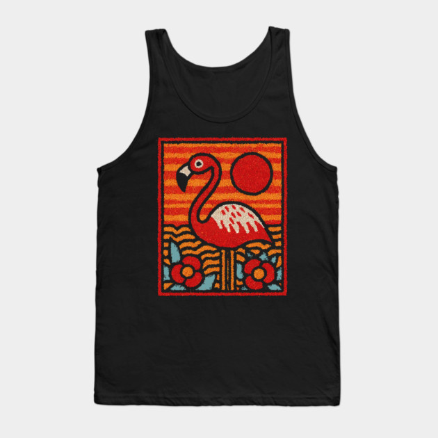 The Oasis | A Tropical Folk Art Tarot Card Tank Top by TuncGK
