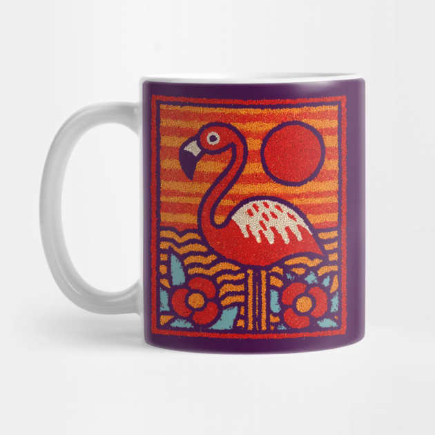 The Oasis | A Tropical Folk Art Tarot Card by TuncGK