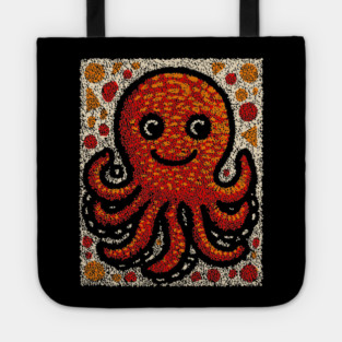 The Octopus | A Stained Glass Art Graphic Tote