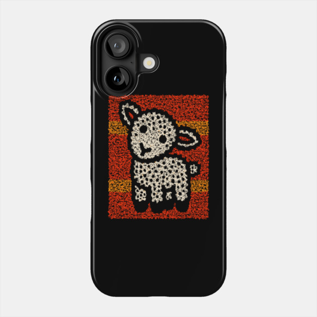 The Lamb | A Wearable Art Tapestry Phone Case by TuncGK