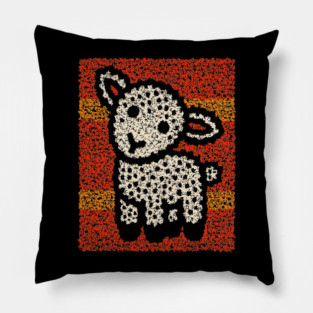 The Lamb | A Wearable Art Tapestry Pillow