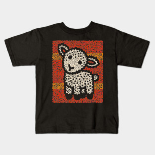 The Lamb | A Wearable Art Tapestry Kids T-Shirt