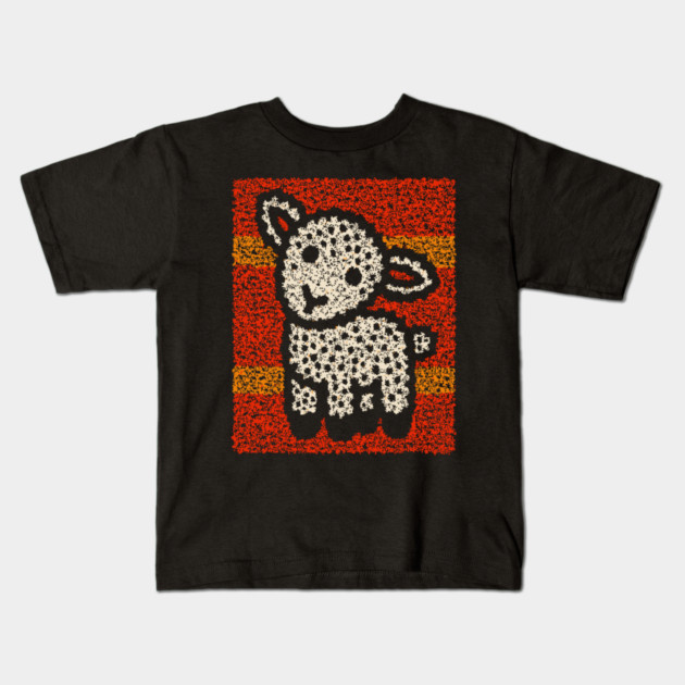 The Lamb | A Wearable Art Tapestry Kids T-Shirt by TuncGK