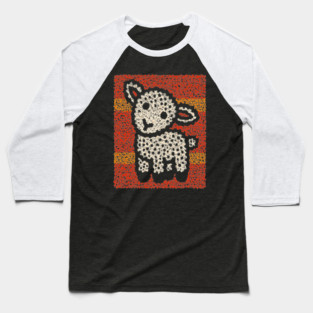 The Lamb | A Wearable Art Tapestry Baseball T-Shirt