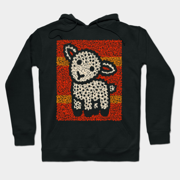 The Lamb | A Wearable Art Tapestry Hoodie by TuncGK