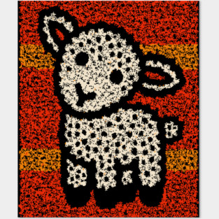 The Lamb | A Wearable Art Tapestry Posters and Art