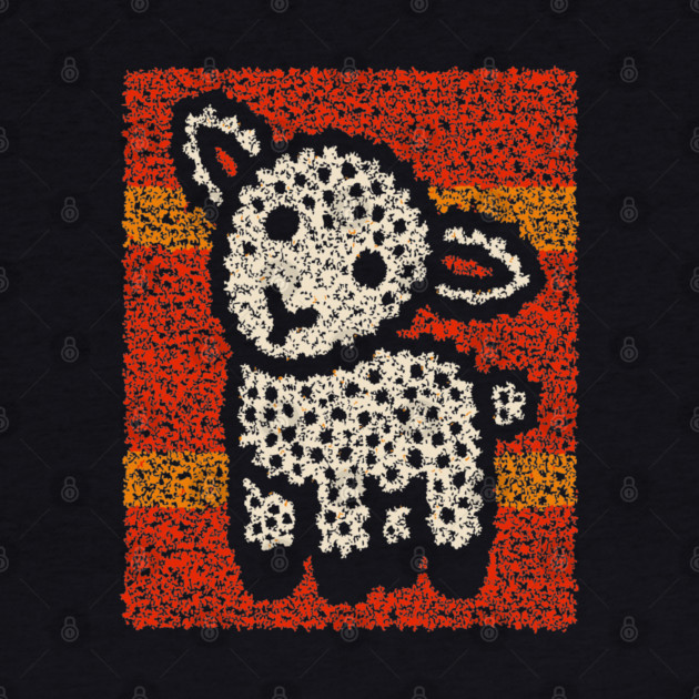 The Lamb | A Wearable Art Tapestry by TuncGK