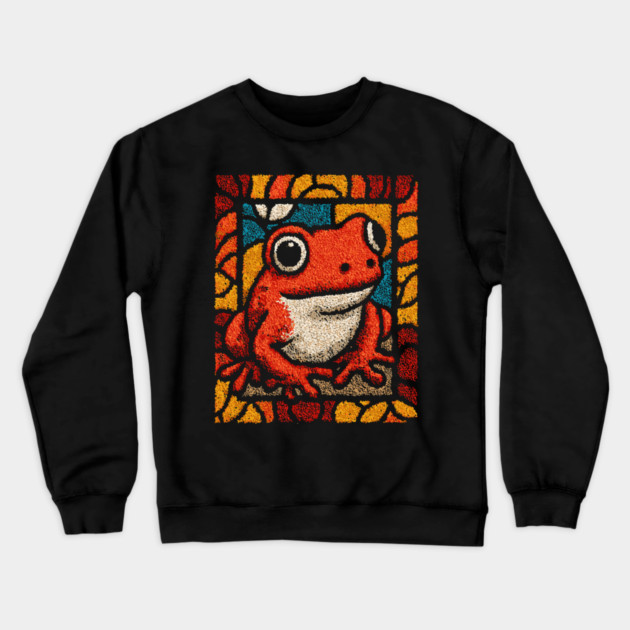 The Abundance | A Colorful Folk Art Tarot Crewneck Sweatshirt by TuncGK