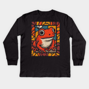 The Abundance | A Colorful Folk Art Tarot Kids Long Sleeve T-Shirt
