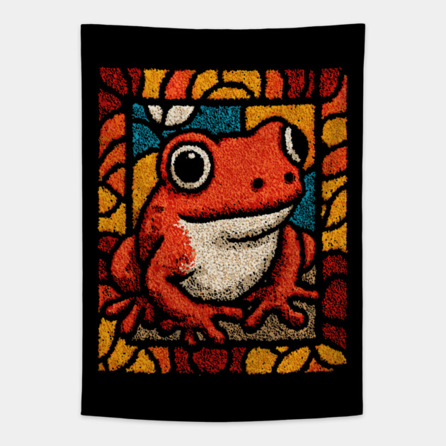 The Abundance | A Colorful Folk Art Tarot Tapestry by TuncGK