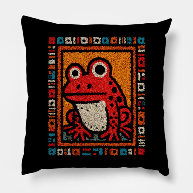 The Transformation | A Folk Art Tarot Card Pillow by TuncGK