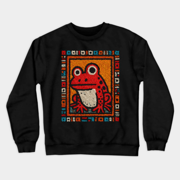 The Transformation | A Folk Art Tarot Card Crewneck Sweatshirt by TuncGK