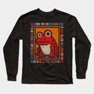 The Transformation | A Folk Art Tarot Card Long Sleeve T-Shirt