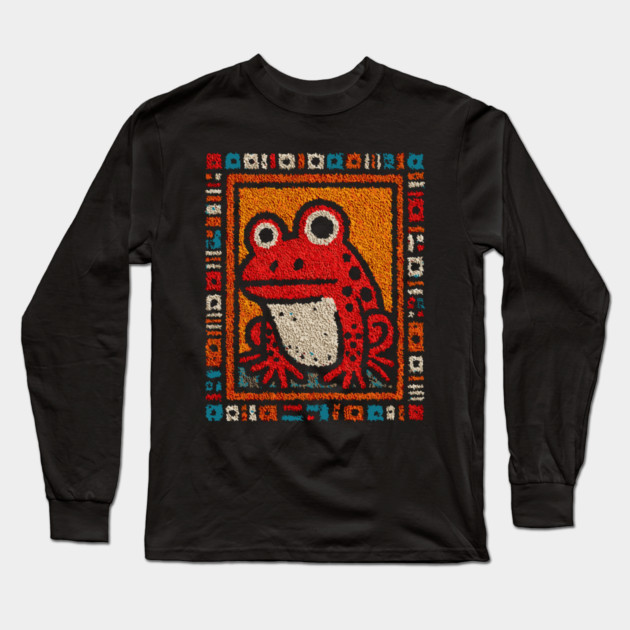 The Transformation | A Folk Art Tarot Card Long Sleeve T-Shirt by TuncGK