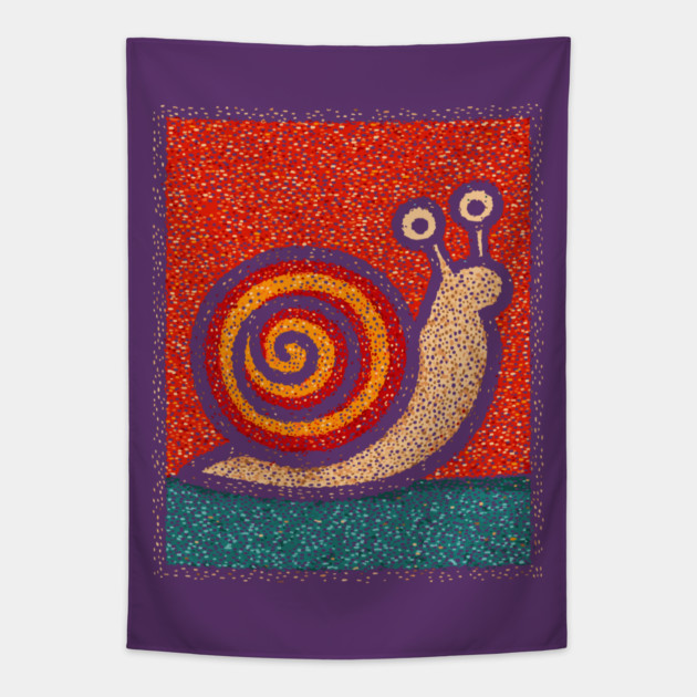 The Spiral | A Wearable Art Mosaic Tapestry by TuncGK