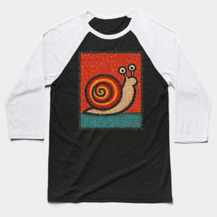 The Spiral | A Wearable Art Mosaic Baseball T-Shirt