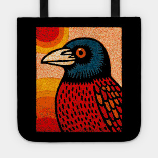 The Messenger | A Gothic Folk Art Graphic Tote