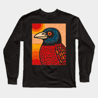 The Messenger | A Gothic Folk Art Graphic Long Sleeve T-Shirt