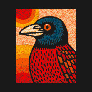 The Messenger | A Gothic Folk Art Graphic T-Shirt