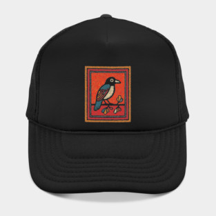 Blue Jay Folk Art | Tribal Messenger of Nature Hat