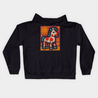 The Pony | A Vintage Toy Illustration Kids Hoodie