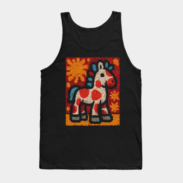 The Pony | A Vintage Toy Illustration Tank Top by TuncGK