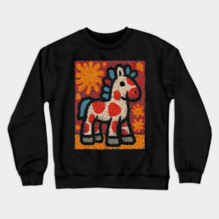 The Pony | A Vintage Toy Illustration Crewneck Sweatshirt