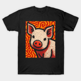The Swine | An Abstract Expressionist Graphic T-Shirt