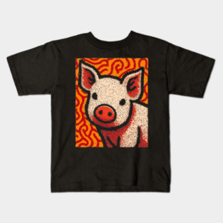 The Swine | An Abstract Expressionist Graphic Kids T-Shirt