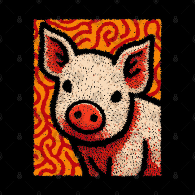 The Swine | An Abstract Expressionist Graphic by TuncGK