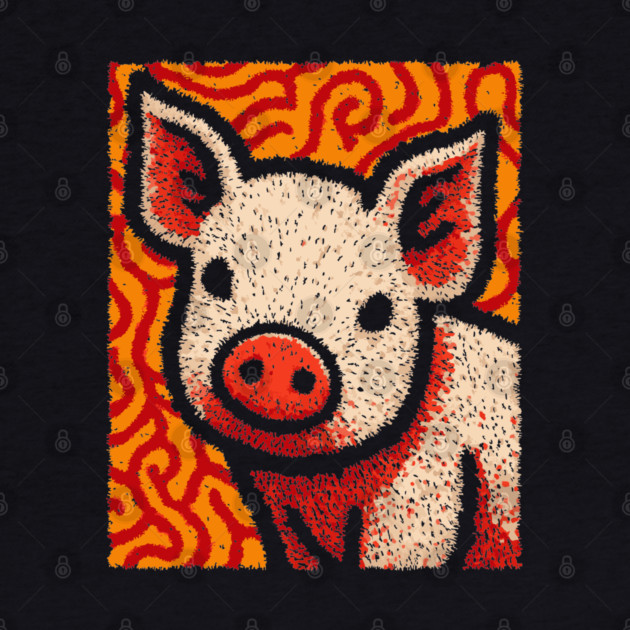 The Swine | An Abstract Expressionist Graphic by TuncGK