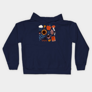 Fall vibes Kids Hoodie
