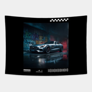 Mercedes-benz amg GT car3 Tapestry