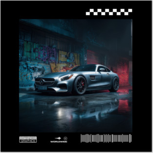 Mercedes-benz amg GT car3 Posters and Art