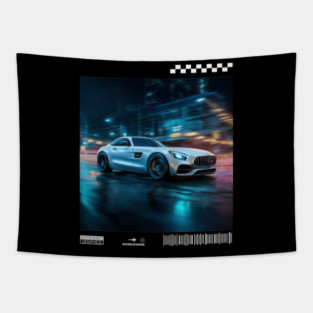 Mercedes-benz amg GT car1 Tapestry