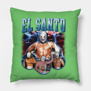 El Santo Lucha Libre Legend Fan Tribute Pillow