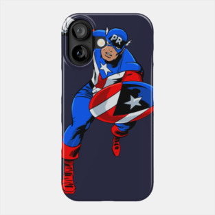 Captain Puerto Rico Phone Case