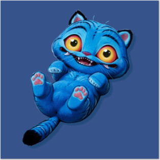 Kpop Demon hunters Derpy tiger playing Posters and Art