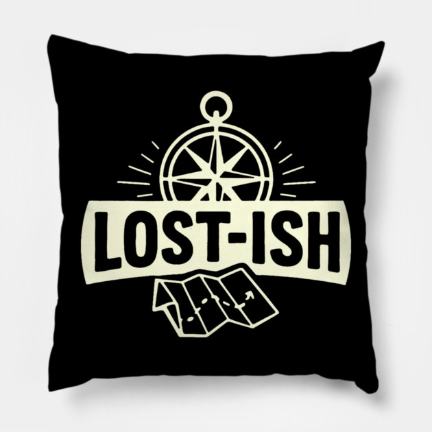 Lost-ish Pillow by DIGITAL MERCH CREATIONS