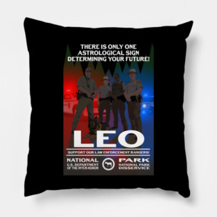 Only One Astrological Sign Determines Your Future: LEO - Night Poster Pillow