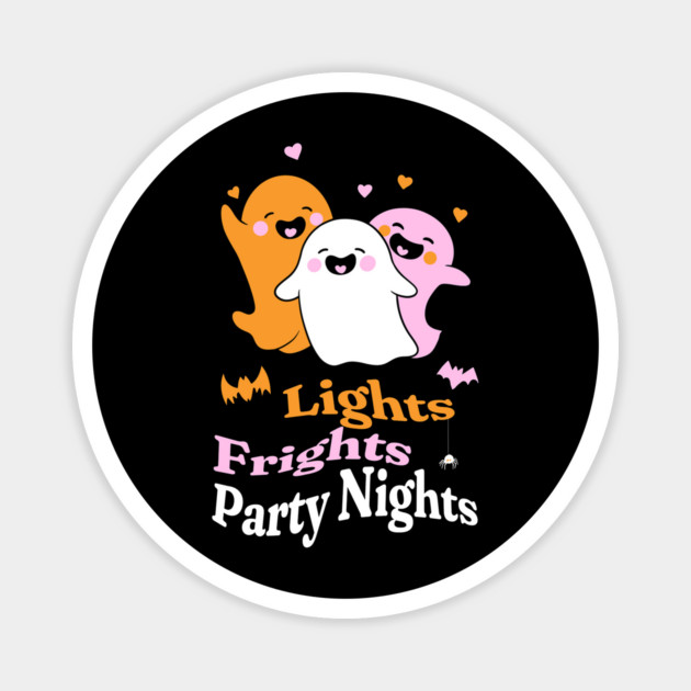 Frights, Lights, Party Nights Magnet by TurnEffect