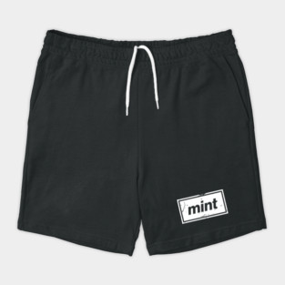 Mint – White Manchester Manc Slang Oasis Style Britpop Shorts