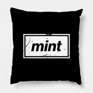 Mint – White Manchester Manc Slang Oasis Style Britpop Pillow